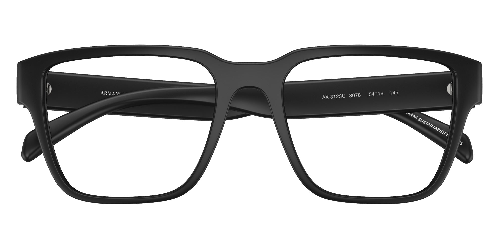 ARMANI EXCHANGE AX3123U 8078 54 - Matte Black #id:ax3123u8078_s:100120