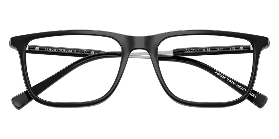 ARMANI EXCHANGE AX3126F 8158 54 - Shiny Black #id:ax3126f8158_s:100120