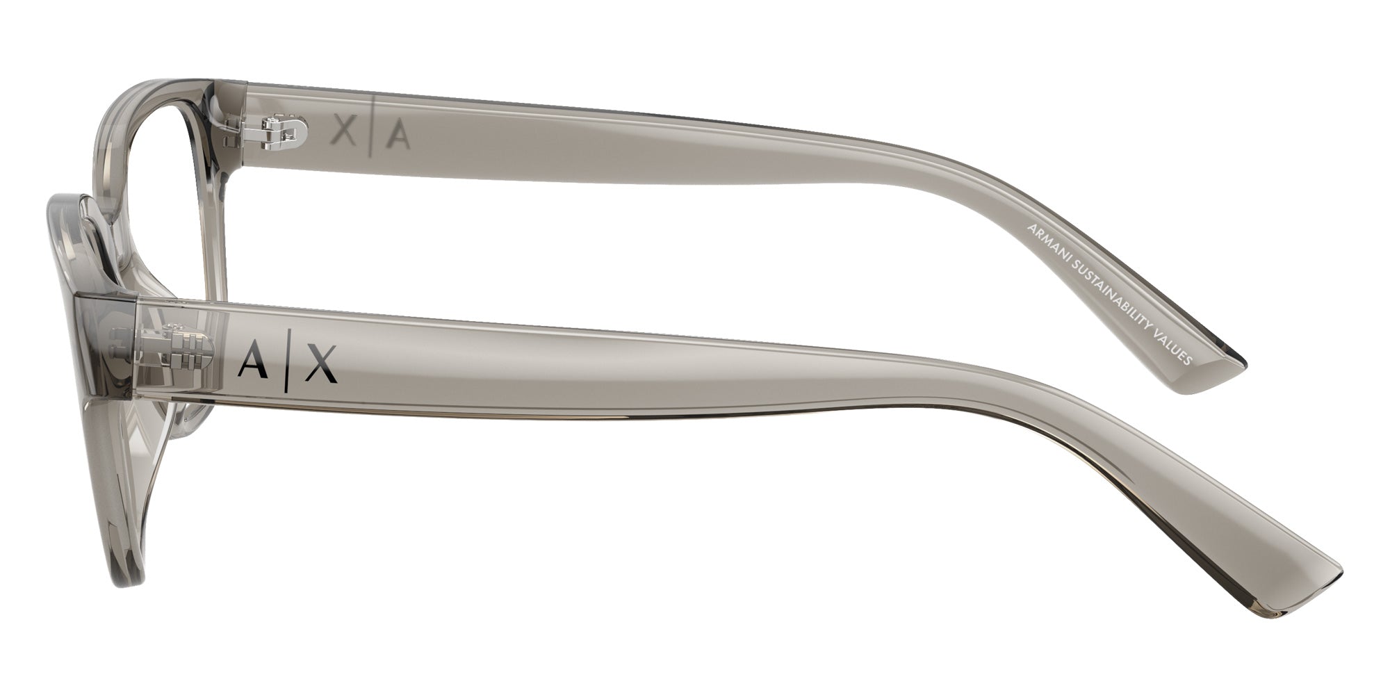 ARMANI EXCHANGE AX3134U 8394 53 - Shiny Transparent Gray #id:ax3134u8394_s:102110