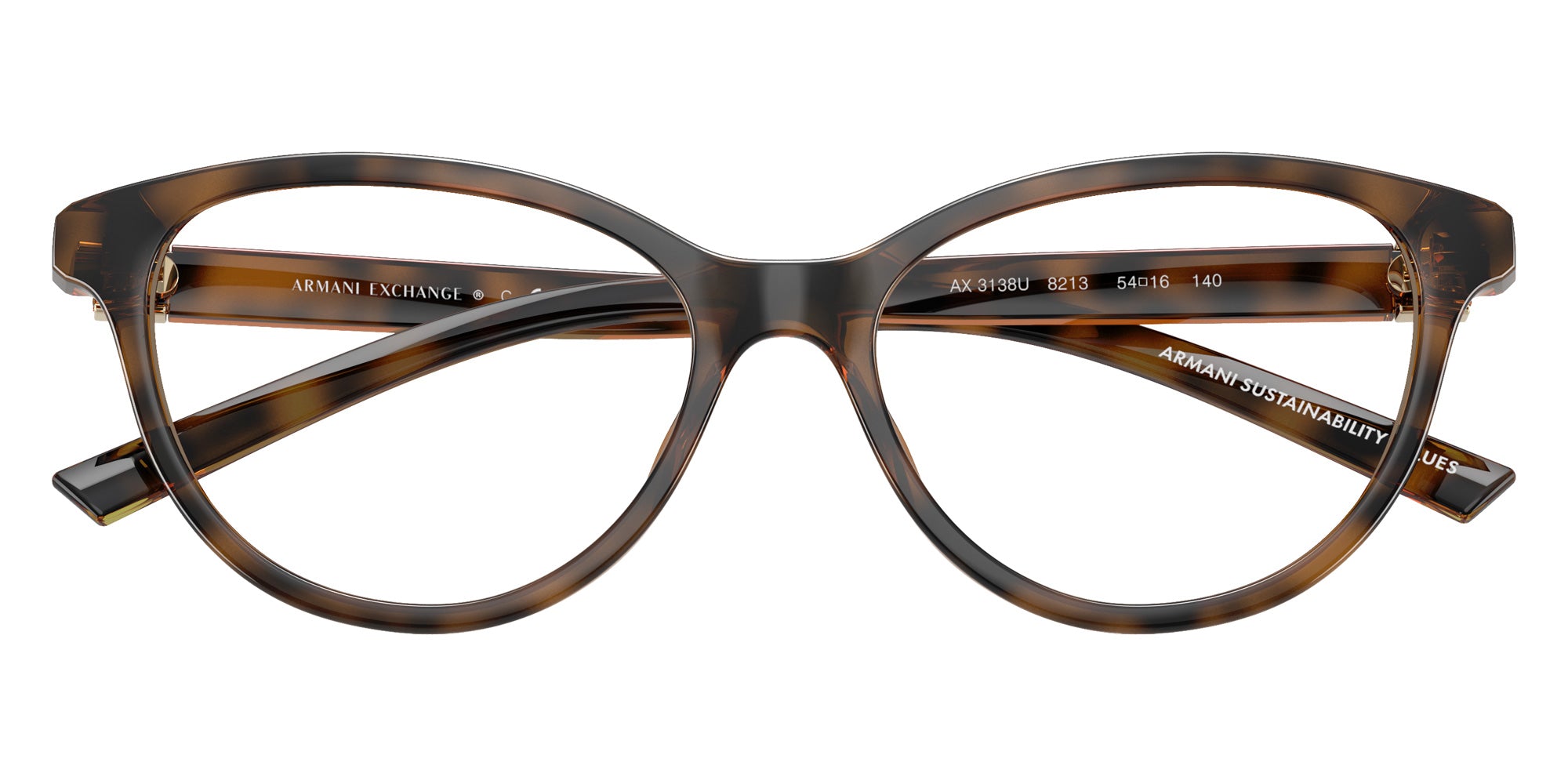 ARMANI EXCHANGE AX3138U 8213 54 - Dark Havana #id:ax3138u8213_s:102100