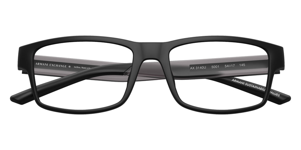 ARMANI EXCHANGE AX3140U 5001 54 - Matte Black #id:ax3140u5001_s:100100