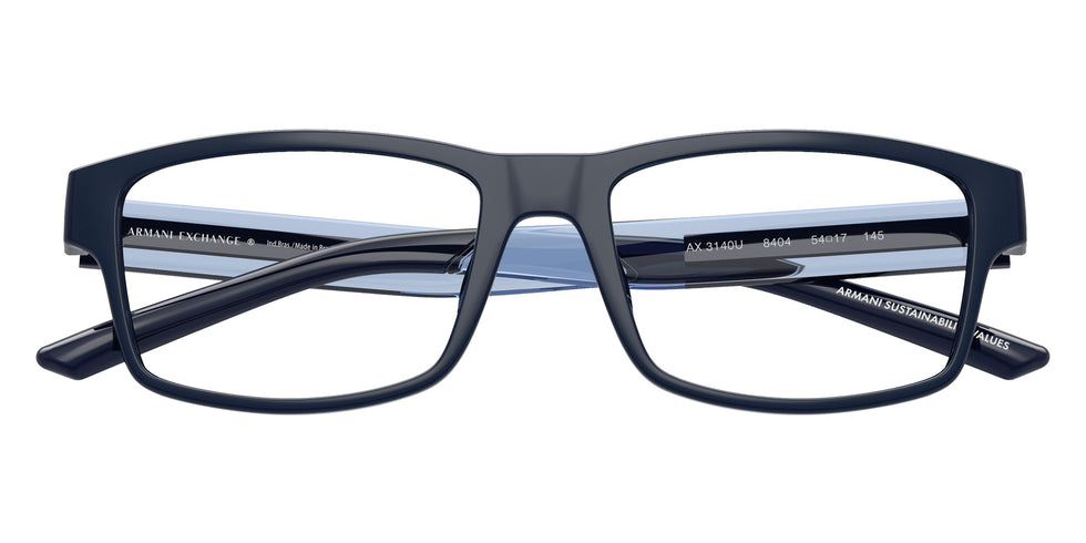 ARMANI EXCHANGE AX3140U 8404 54 - Shiny Blue #id:ax3140u8404_s:104100