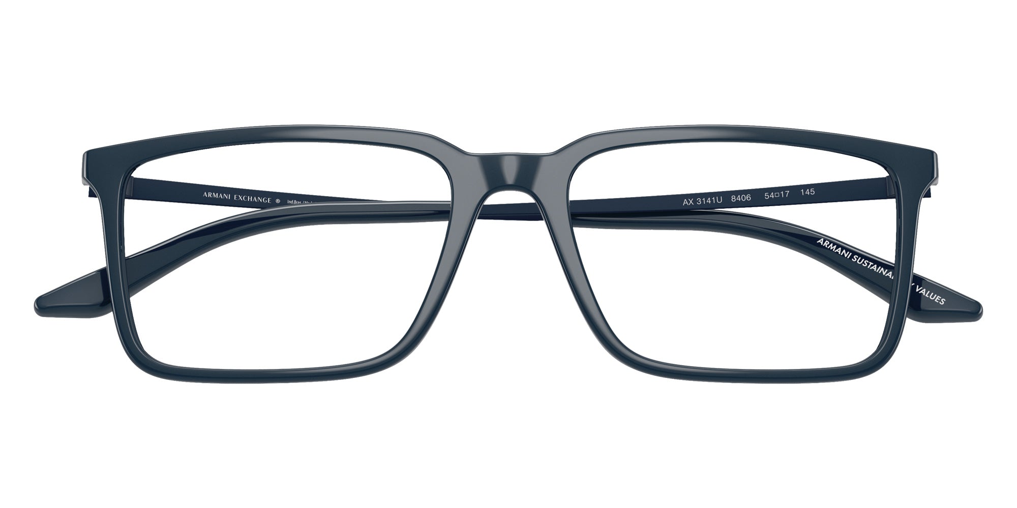 ARMANI EXCHANGE AX3141U 8406 54 - Shiny Blue #id:ax3141u8406_s:102100