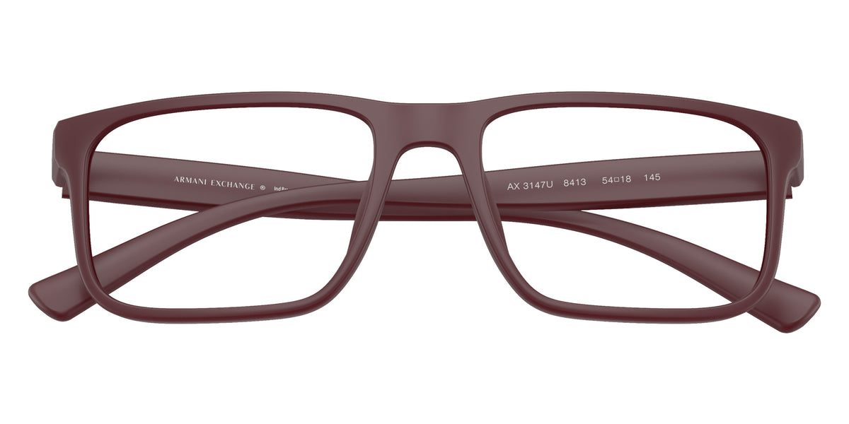 ARMANI EXCHANGE AX3147U 8413 54 - Matte Burgundy #id:ax3147u8413_s:106120