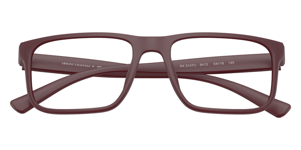 ARMANI EXCHANGE AX3147U 8413 54 - Matte Burgundy #id:ax3147u8413_s:106120