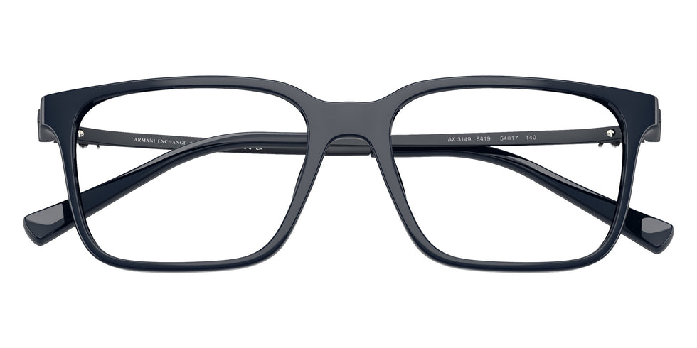 ARMANI EXCHANGE AX3149U 8419 54 - Shiny Blue #id:ax3149u8419_s:102120