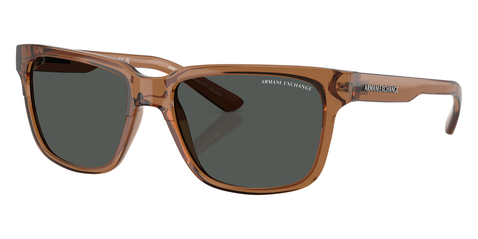 ARMANI EXCHANGE AX4026S 835887 56 - Shiny Transparent Brown #id:ax4026s835887_s:100105
