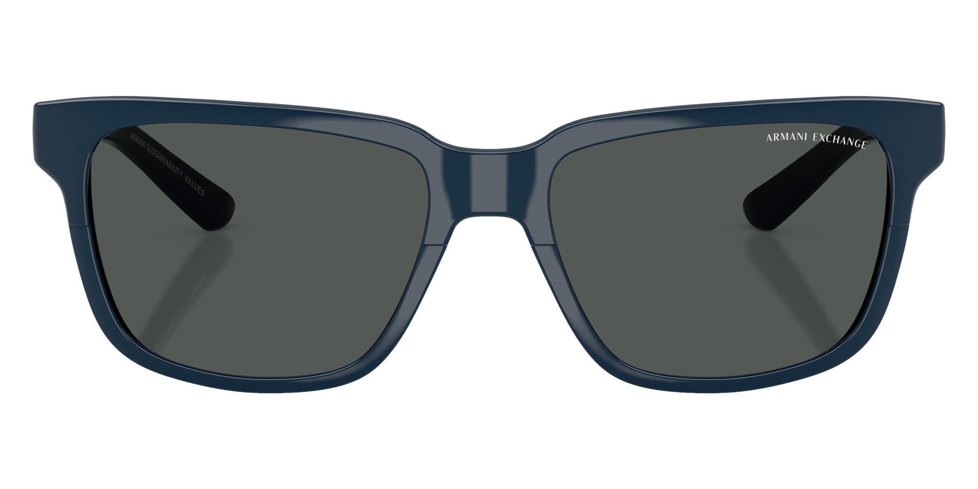 ARMANI EXCHANGE AX4026S 840087 56 - Shiny Navy Blue / Smoke #id:ax4026s840087_s:100100