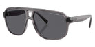 ARMANI EXCHANGE AX4104S 823981 61 - Shiny Transparent Gray / Gray Polarized #id:ax4104s823981_s:100105
