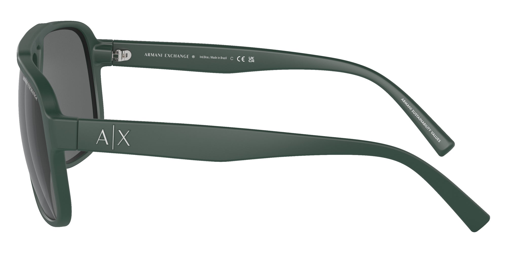 ARMANI EXCHANGE AX4104S 831087 61 - Matte Green / Smoke #id:ax4104s831087_s:102110