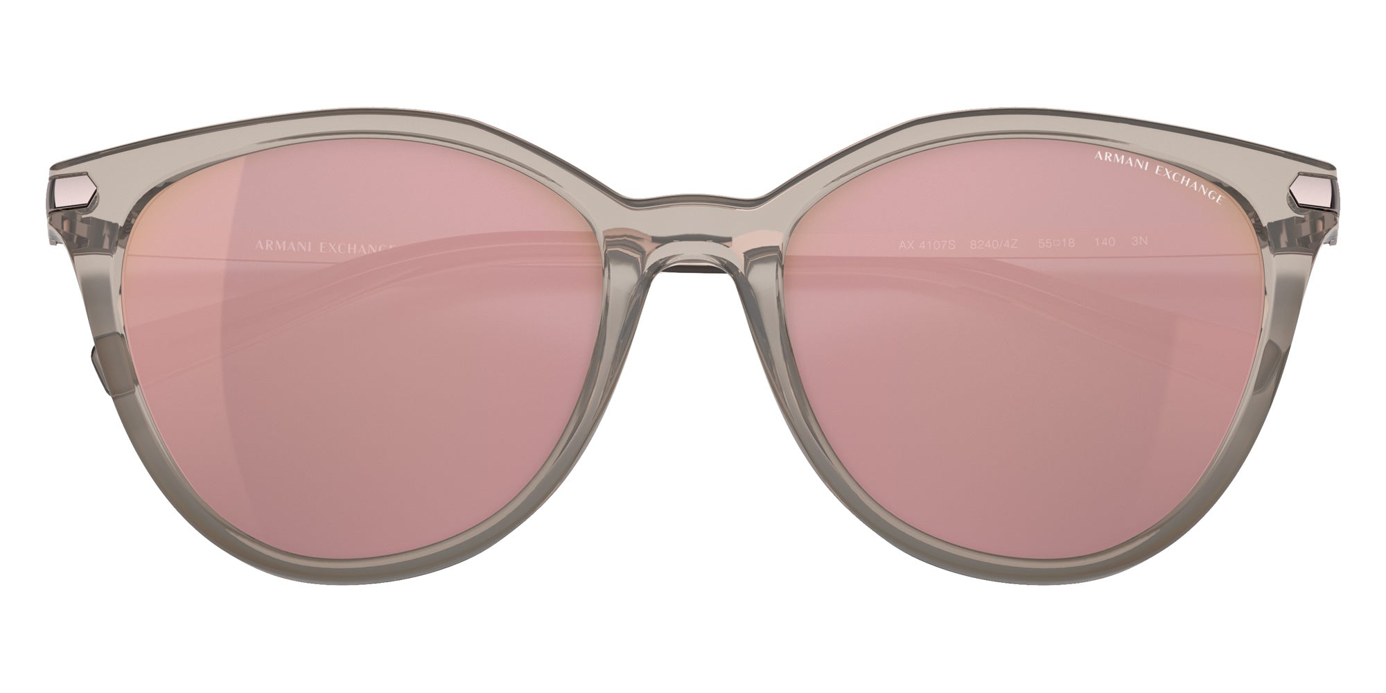 ARMANI EXCHANGE AX4107S 82404Z 55 - Tundra / Gray Mirrored Rose Gold #id:ax4107s82404z_s:100120