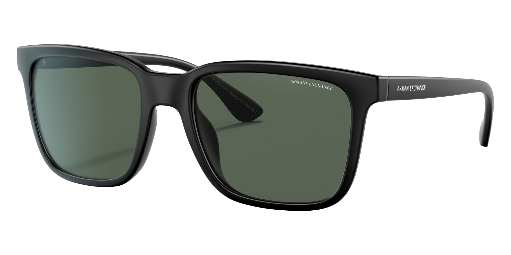 ARMANI EXCHANGE AX4112SU 807871 55 - Matte Black / Dark Green #id:ax4112su807871_s:100105