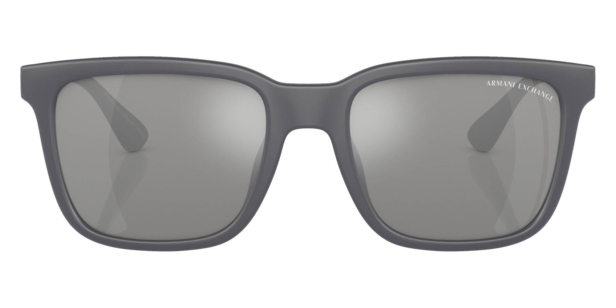 ARMANI EXCHANGE AX4112SU 8294Z3 55 - Matte Gray / Gray Mirrored Silver Polarized #id:ax4112su8294z3_s:102100
