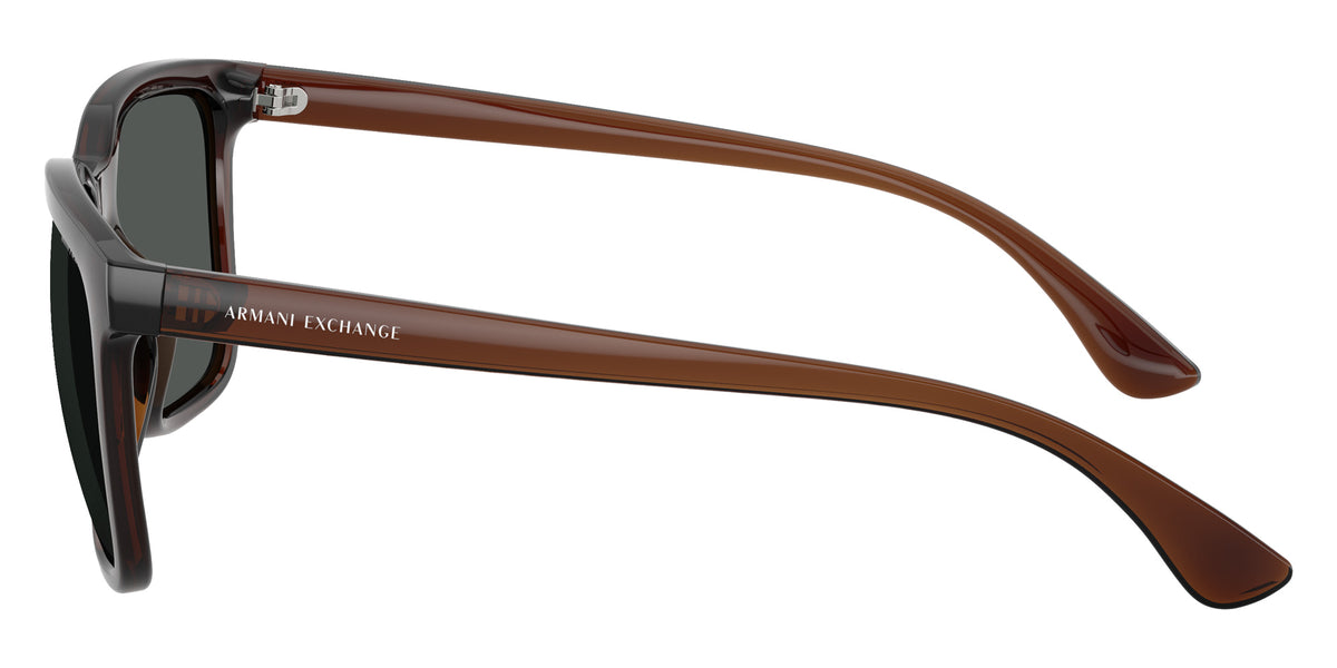 ARMANI EXCHANGE AX4112SU 835887 55 - Shiny Transparent Brown / Dark Gray #id:ax4112su835887_s:100110