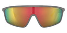 ARMANI EXCHANGE AX4119S 81806Q 137 - Matte Gray / Dark Violet Mirrored Red #id:ax4119s81806q_s:100100