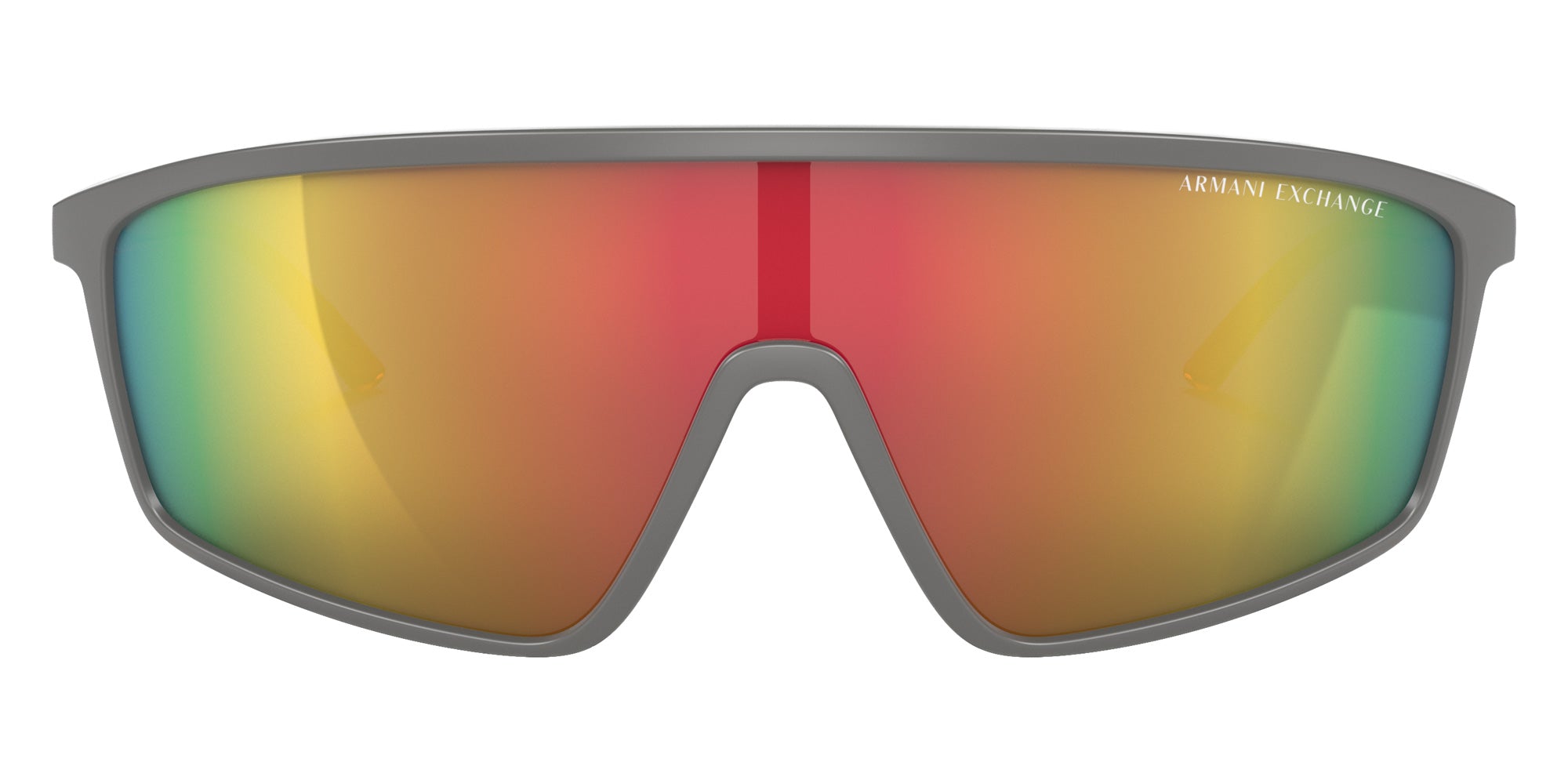 ARMANI EXCHANGE AX4119S 81806Q 137 - Matte Gray / Dark Violet Mirrored Red #id:ax4119s81806q_s:100100