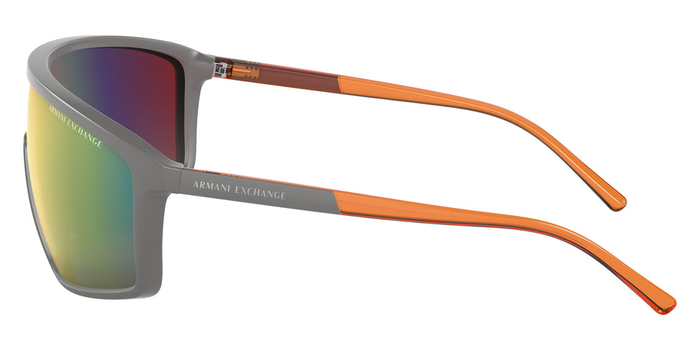 ARMANI EXCHANGE AX4119S 81806Q 137 - Matte Gray / Dark Violet Mirrored Red #id:ax4119s81806q_s:100110