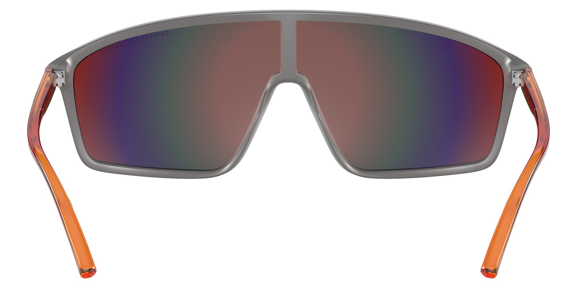 ARMANI EXCHANGE AX4119S 81806Q 137 - Matte Gray / Dark Violet Mirrored Red #id:ax4119s81806q_s:100115