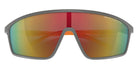 ARMANI EXCHANGE AX4119S 81806Q 137 - Matte Gray / Dark Violet Mirrored Red #id:ax4119s81806q_s:100120