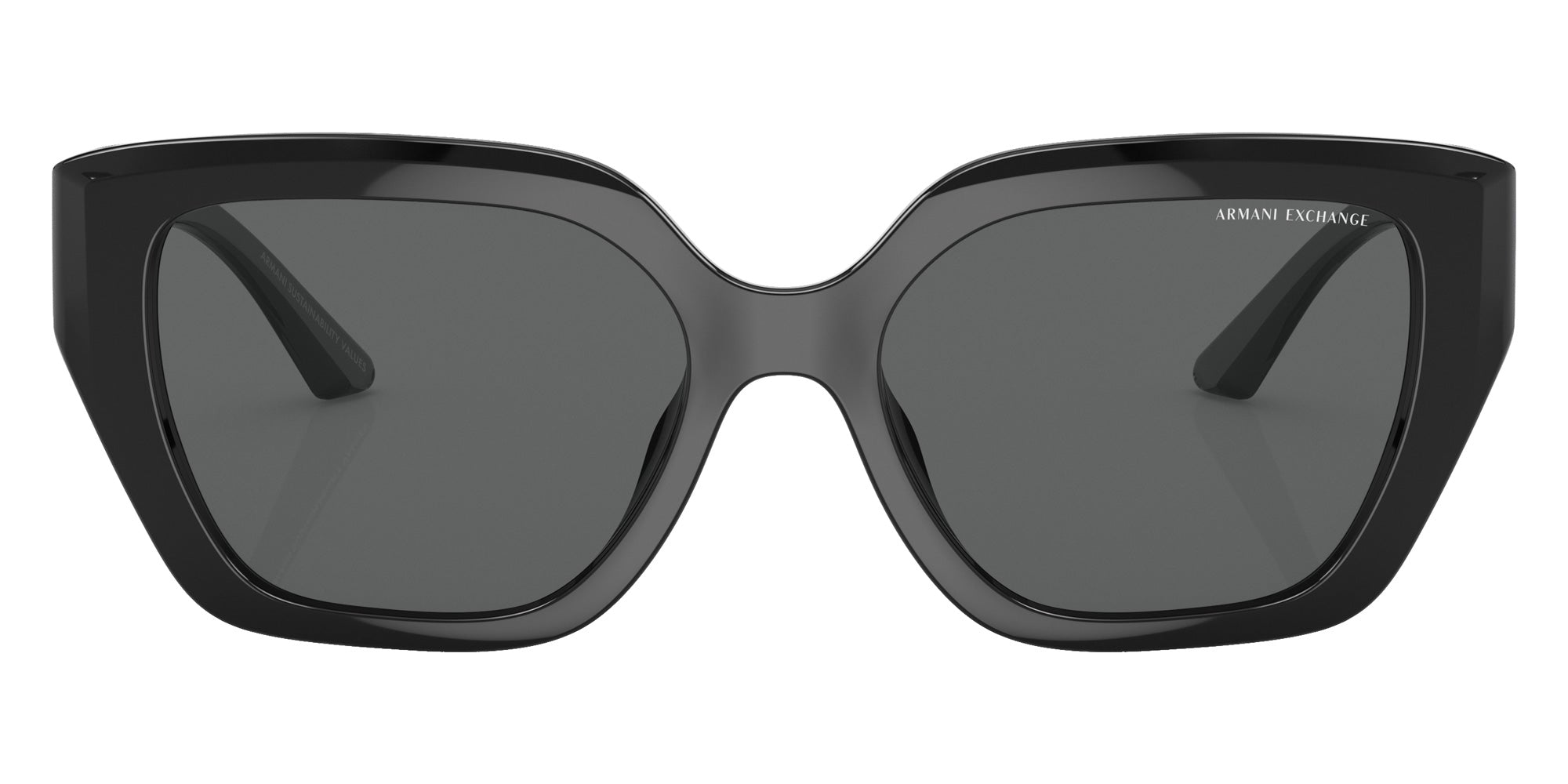 ARMANI EXCHANGE AX4125SU 815887 54 - Shiny Black / Dark Gray #id:ax4125su815887_s:100100