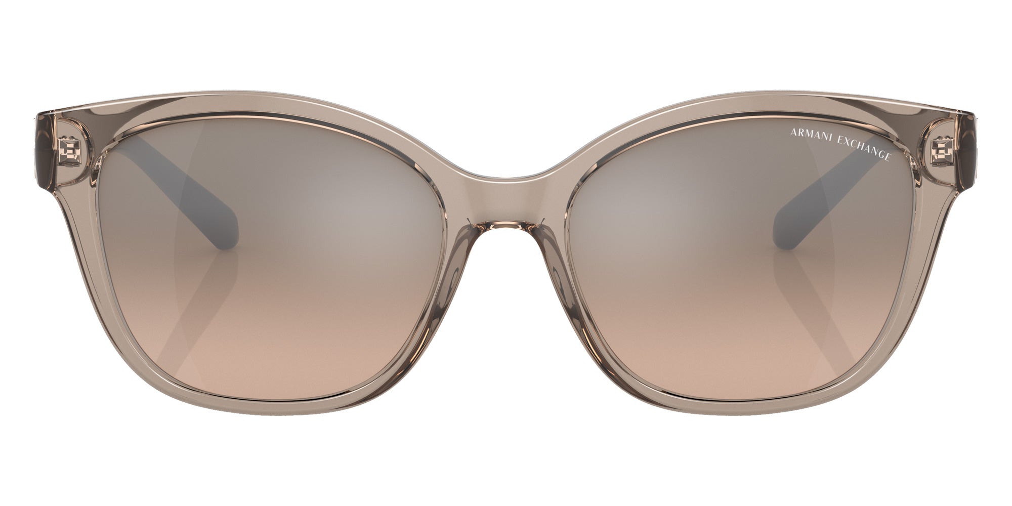 ARMANI EXCHANGE AX4127S 82408Z 54 - Brown / Brown Mirrored Silver Gradient #id:ax4127s82408z_s:100100