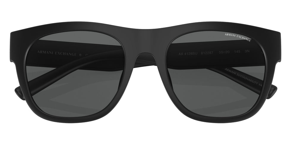 ARMANI EXCHANGE AX4128SU 812287 55 - Matte Black / Dark Gray #id:ax4128su812287_s:100120