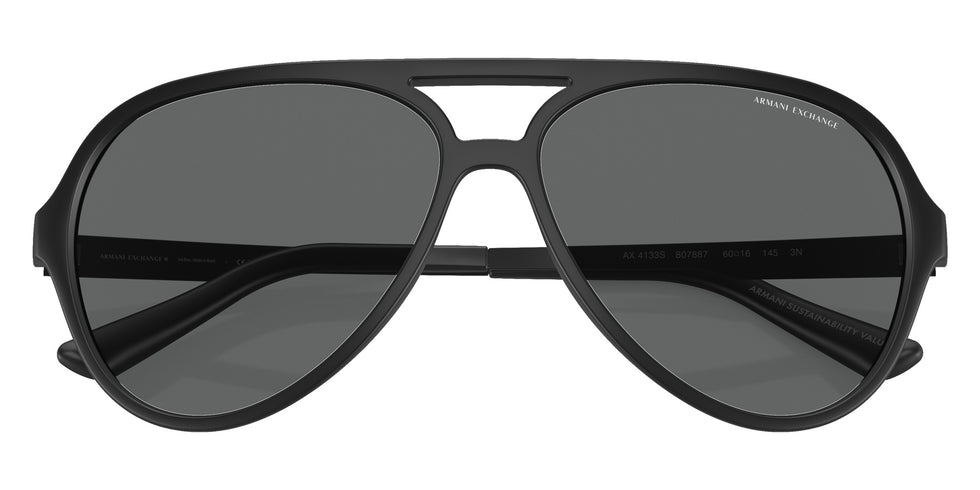 ARMANI EXCHANGE AX4133S 807887 60 - Matte Black / Dark Gray #id:ax4133s807887_s:100120