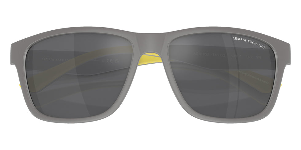 ARMANI EXCHANGE AX4135S 81806G 59 - Matte Gray / Gray Mirrored Silver #id:ax4135s81806g_s:100120