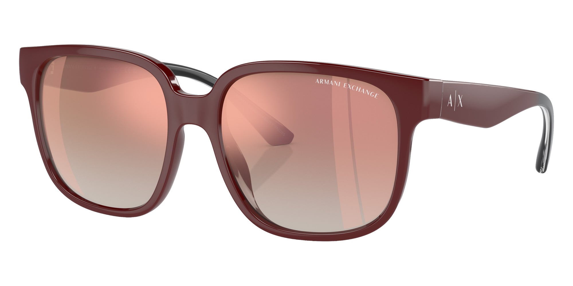 ARMANI EXCHANGE AX4136SU 82986F 56 - Shiny Bordeaux / Gradient Pink Mirrored Pink #id:ax4136su82986f_s:100105