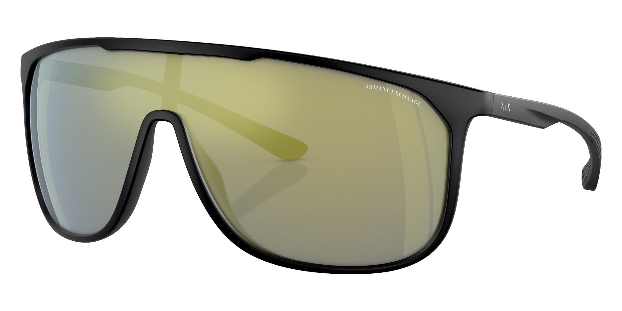 ARMANI EXCHANGE AX4137SU 8078/2 135 - Matte Black / Mirrored Green #id:ax4137su80782_s:100105