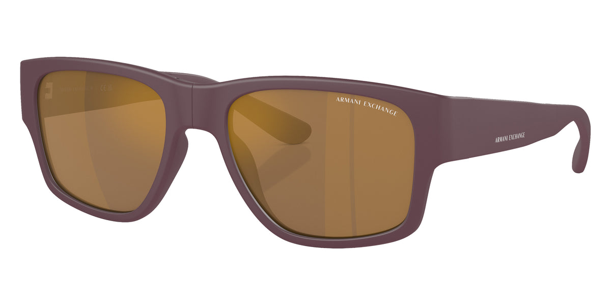 ARMANI EXCHANGE AX4141SU 8347F9 56 - Matte Bordeaux / Brown Mirrored Bronze #id:ax4141su8347f9_s:100105
