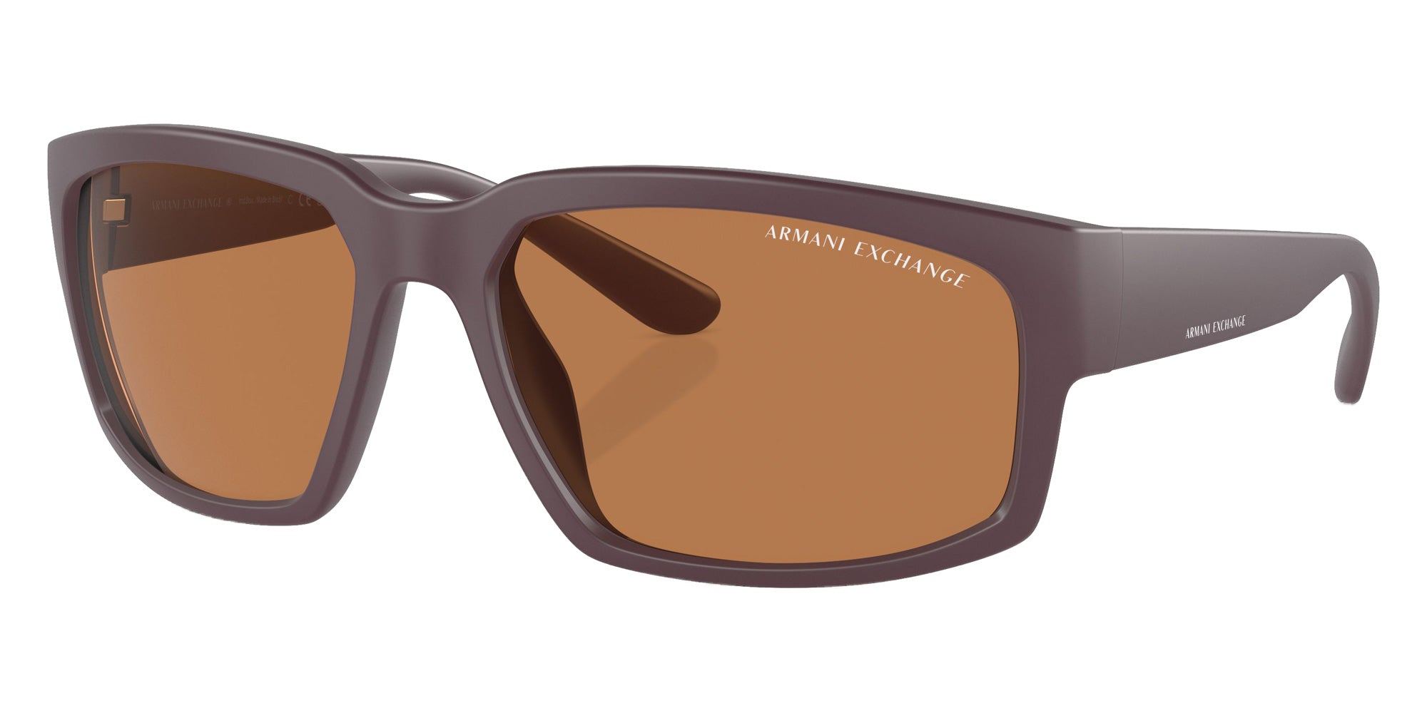 ARMANI EXCHANGE AX4142SU 834773 61 - Matte Bordeaux / Brown #id:ax4142su834773_s:100105
