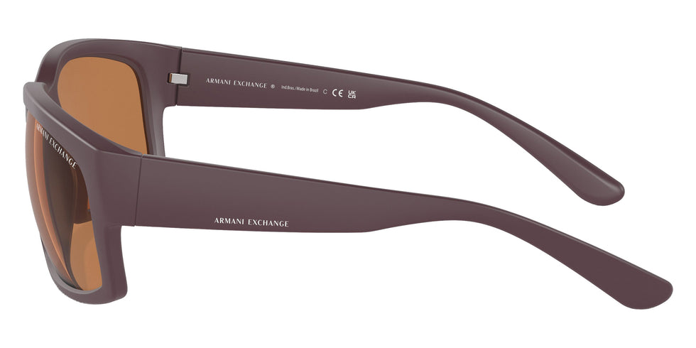 ARMANI EXCHANGE AX4142SU 834773 61 - Matte Bordeaux / Brown #id:ax4142su834773_s:100110