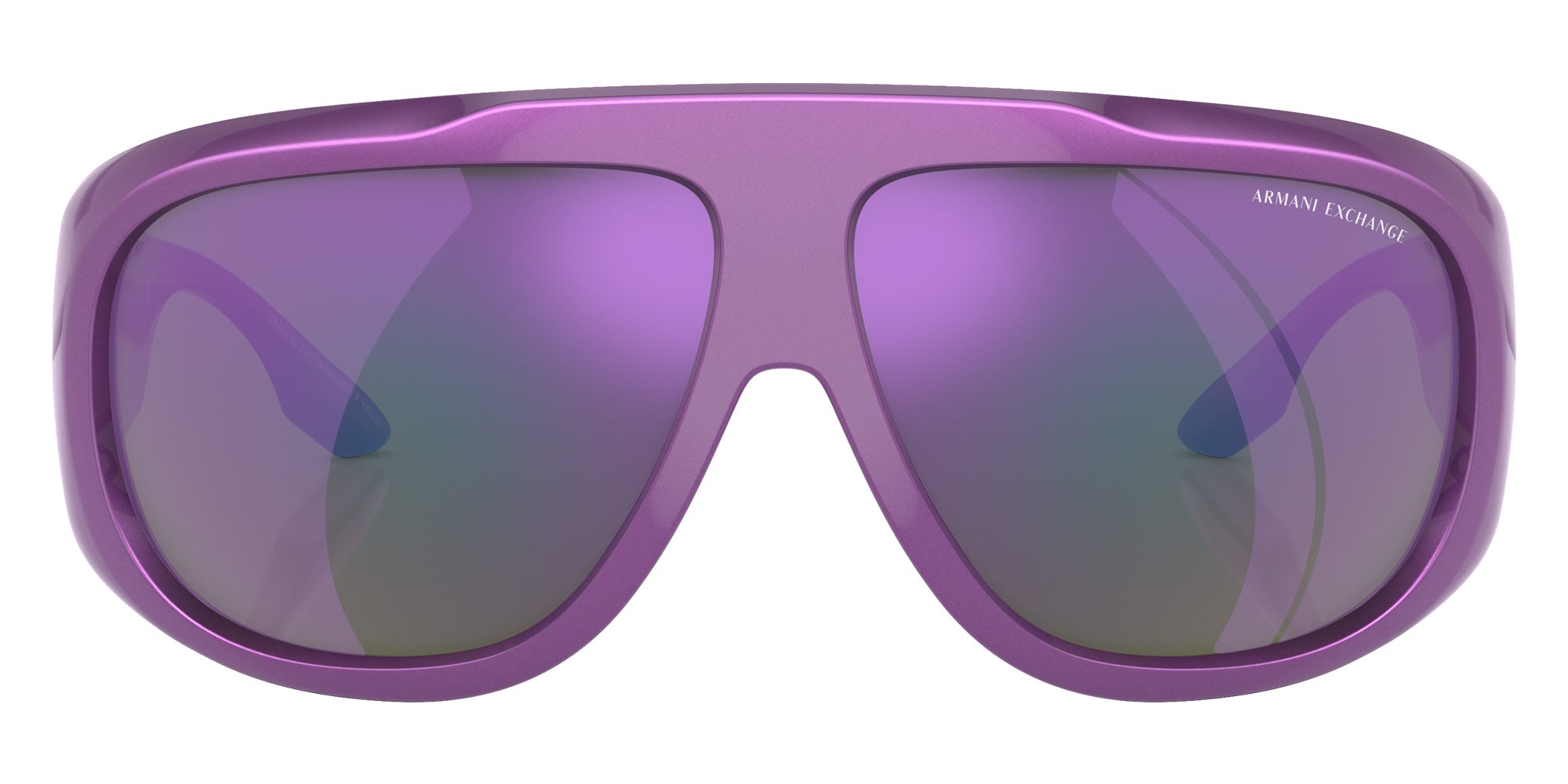 ARMANI EXCHANGE AX4143SU 83534V 67 - Metalized Purple / Gray Mirrored Violet #id:ax4143su83534v_s:100100