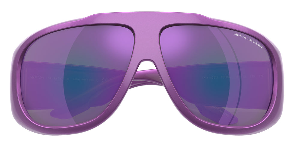 ARMANI EXCHANGE AX4143SU 83534V 67 - Metalized Purple / Gray Mirrored Violet #id:ax4143su83534v_s:100120