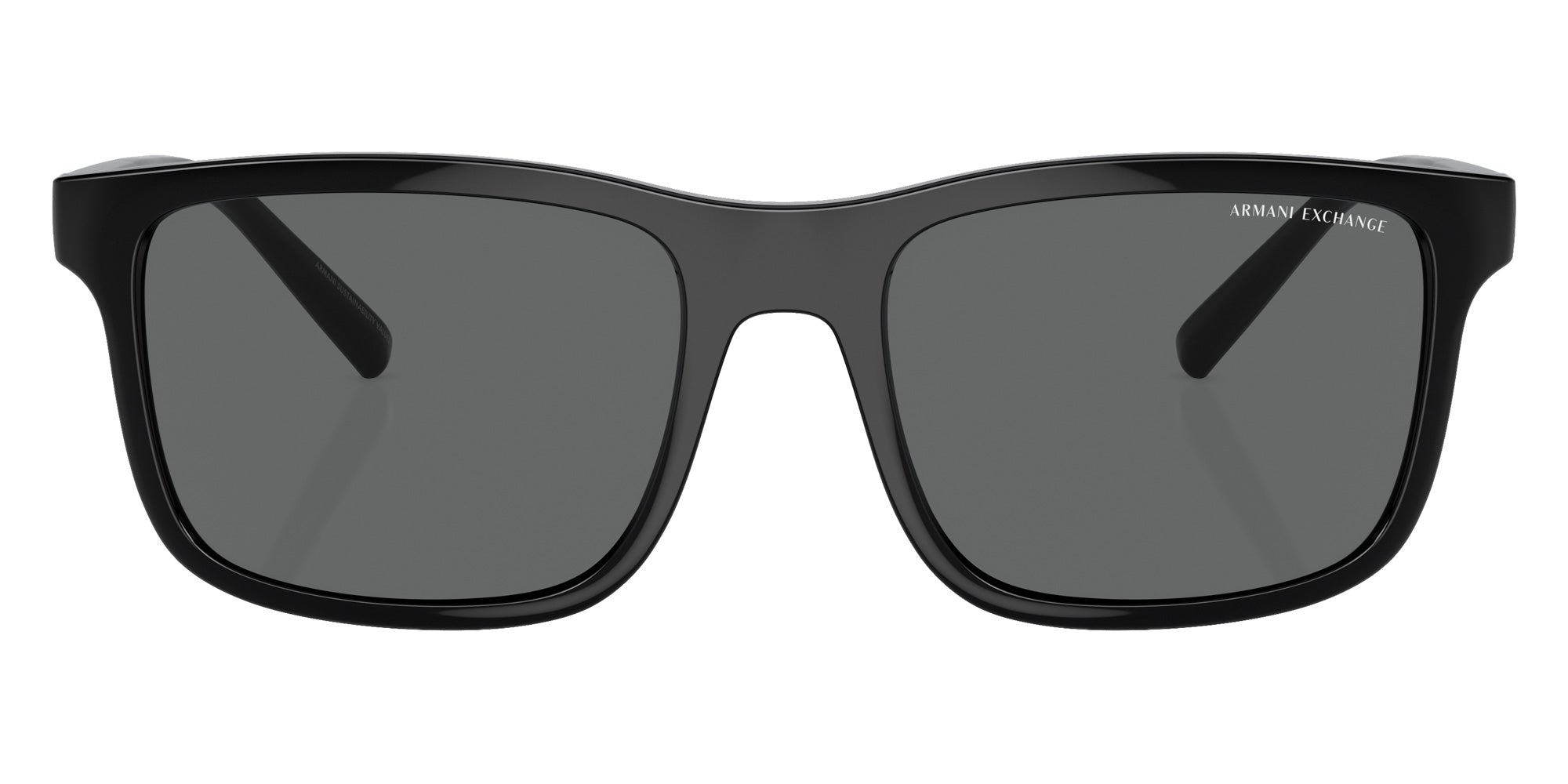 ARMANI EXCHANGE AX4145S 815887 57 - Shiny Black / Dark Gray #id:ax4145s815887_s:100100