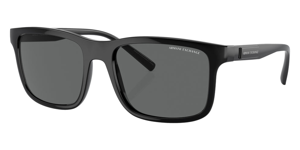 ARMANI EXCHANGE AX4145S 815887 57 - Shiny Black / Dark Gray #id:ax4145s815887_s:100105