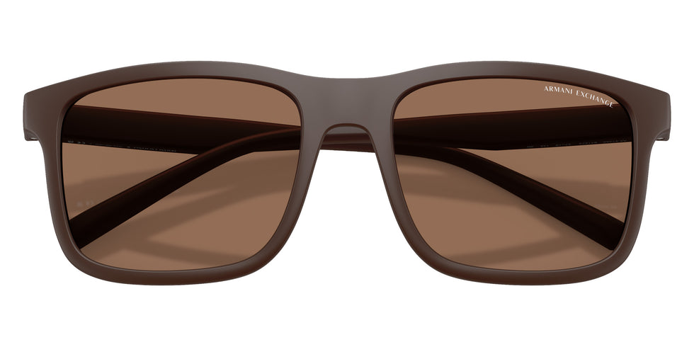 ARMANI EXCHANGE AX4145S 841273 57 - Matte Brown / Dark Brown #id:ax4145s841273_s:100120