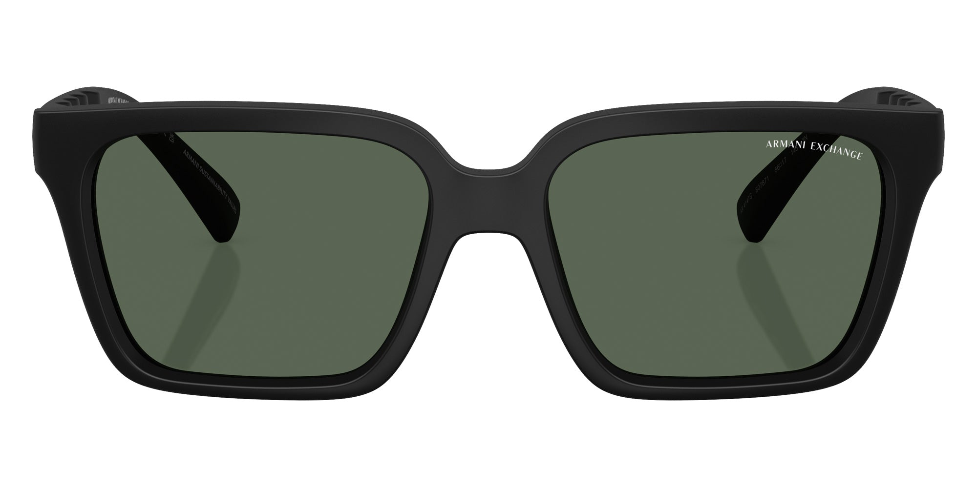 ARMANI EXCHANGE AX4147S 807871 56 - Matte Black / Dark Green #id:ax4147s807871_s:100100