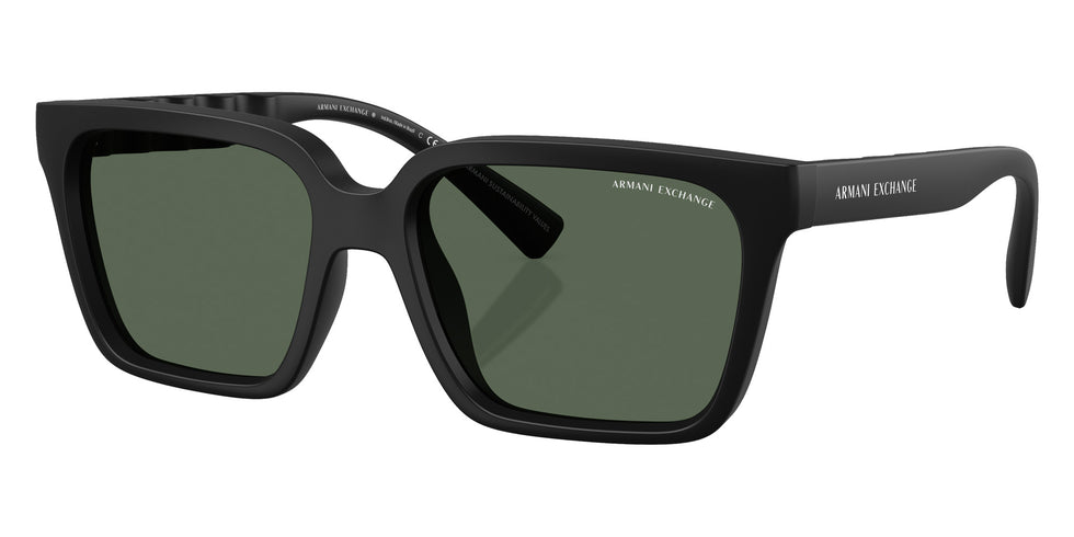 ARMANI EXCHANGE AX4147S 807871 56 - Matte Black / Dark Green #id:ax4147s807871_s:100105