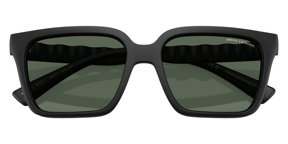 ARMANI EXCHANGE AX4147S 807871 56 - Matte Black / Dark Green #id:ax4147s807871_s:100120