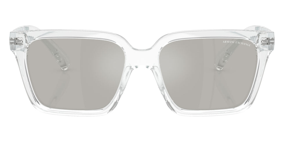 ARMANI EXCHANGE AX4147S 82356G 56 - Shiny Crystal / Light Gray Flash Silver #id:ax4147s82356g_s:100100