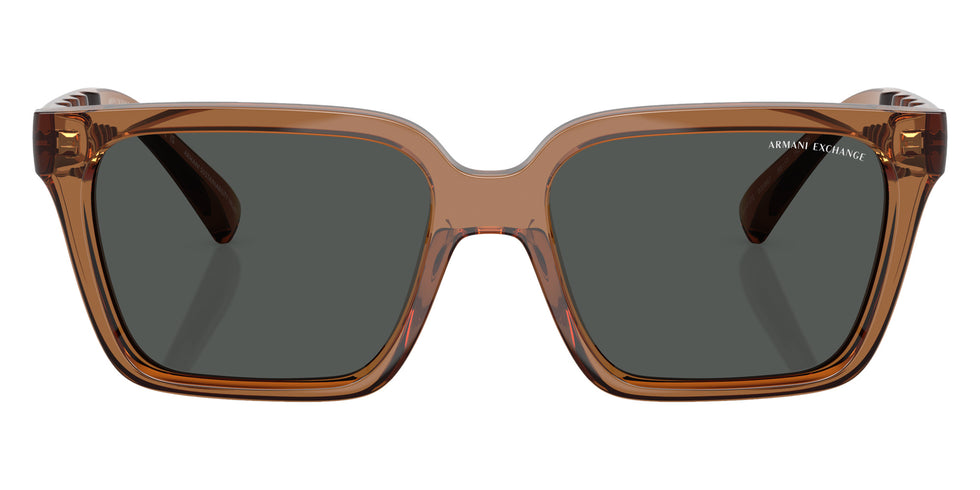 ARMANI EXCHANGE AX4147S 835887 56 - Shiny Transparent Brown / Dark Gray #id:ax4147s835887_s:104100