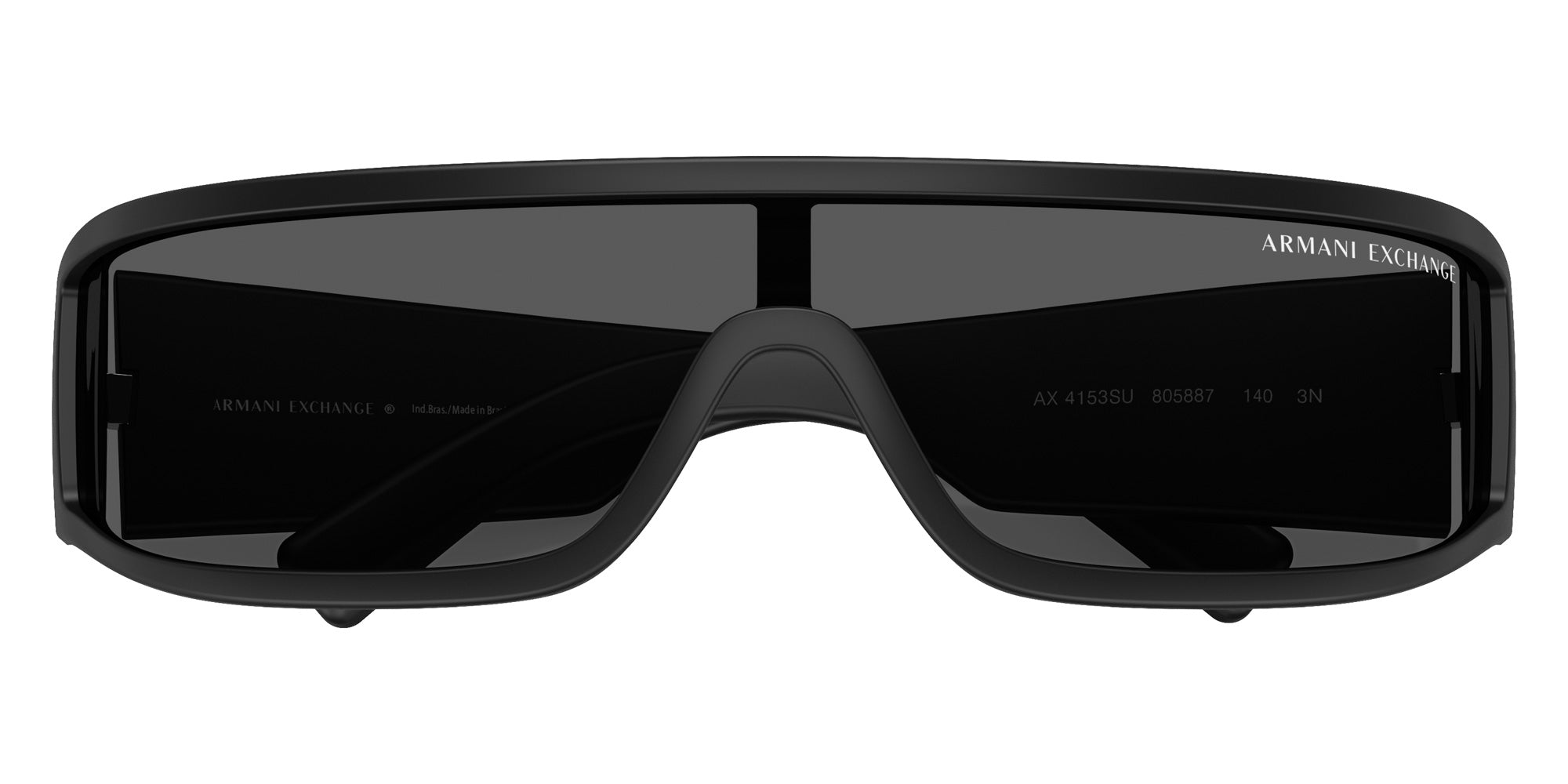 ARMANI EXCHANGE AX4153SU 805887 140 - Matte Black / Dark Gray Voodoo #id:ax4153su805887_s:100120