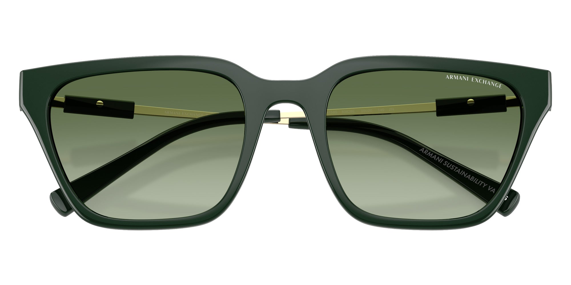ARMANI EXCHANGE AX4158S 83828E 55 - Shiny Green / Gradient Green #id:ax4158s83828e_s:100120