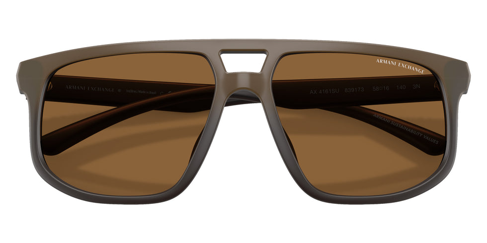 ARMANI EXCHANGE AX4161SU 839173 58 - Matte Brown Gradient / Brown #id:ax4161su839173_s:100120
