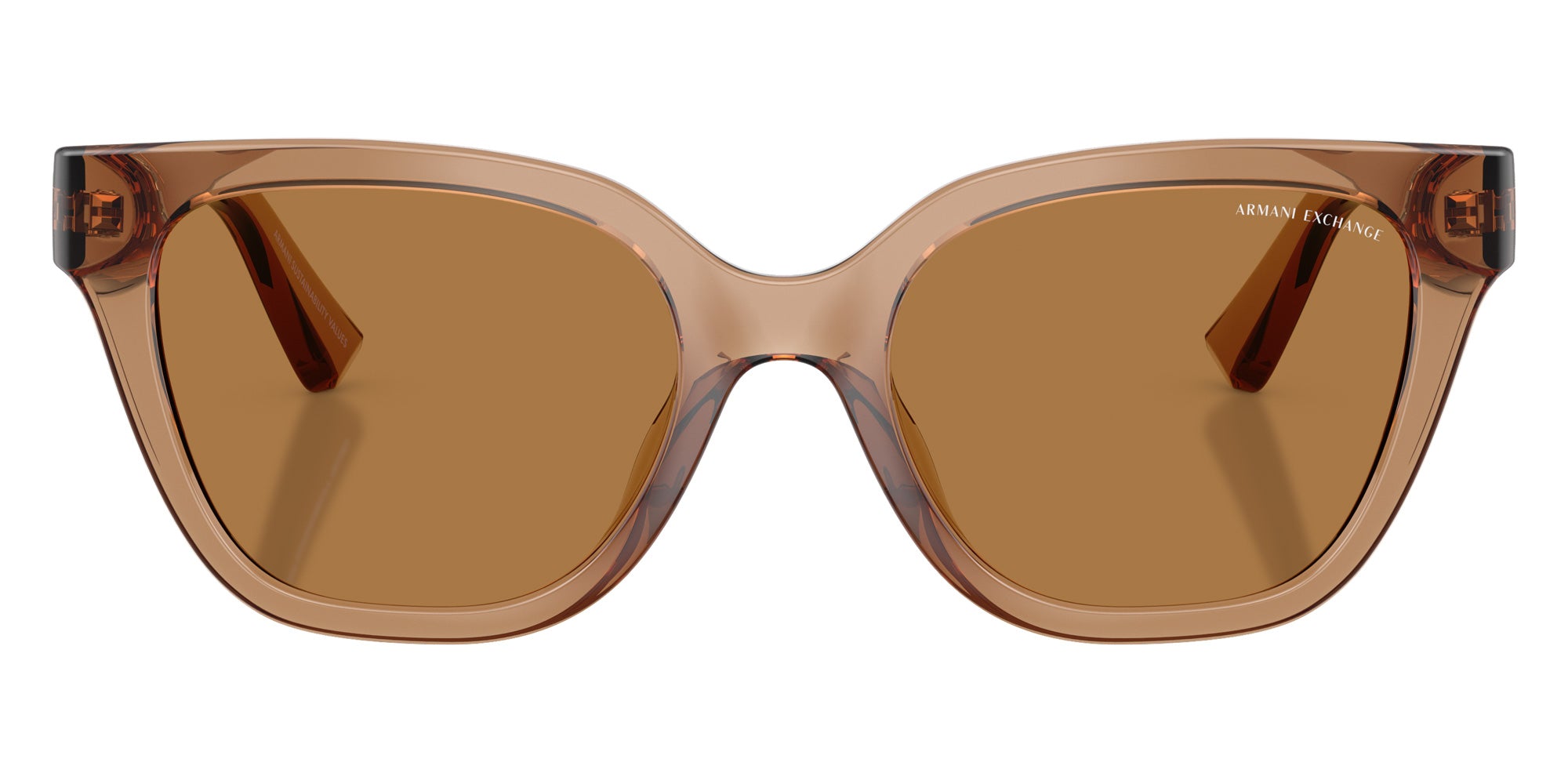 ARMANI EXCHANGE AX4164SU 839673 53 - Shiny Transparent Brown / Bronze #id:ax4164su839673_s:102100
