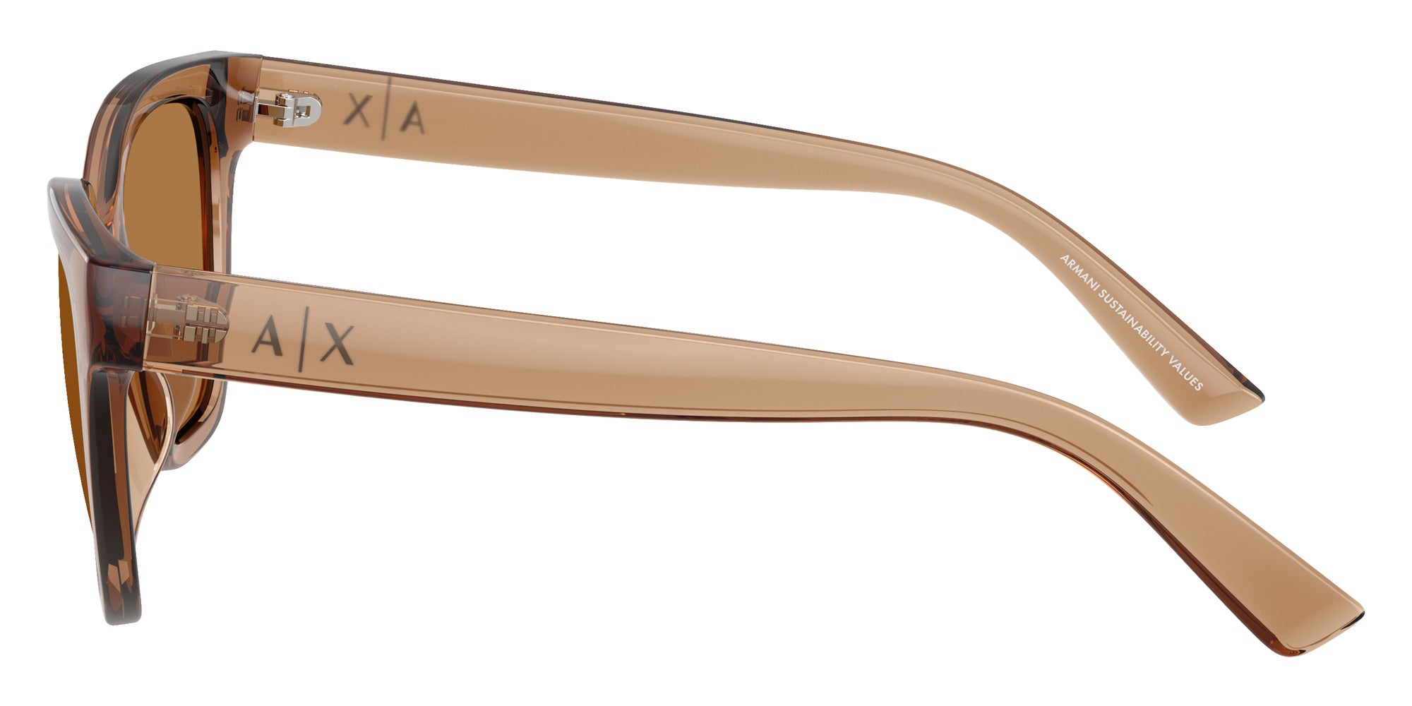 ARMANI EXCHANGE AX4164SU 839673 53 - Shiny Transparent Brown / Bronze #id:ax4164su839673_s:102110