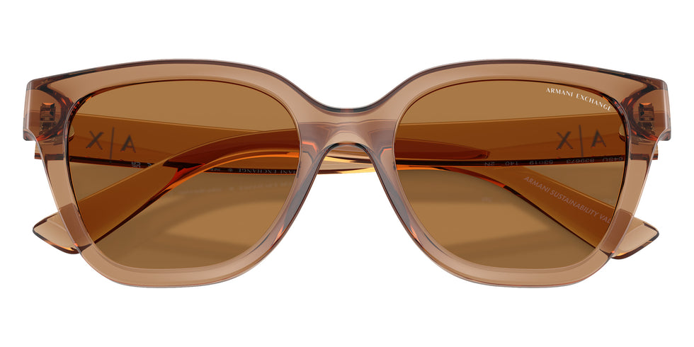 ARMANI EXCHANGE AX4164SU 839673 53 - Shiny Transparent Brown / Bronze #id:ax4164su839673_s:102120