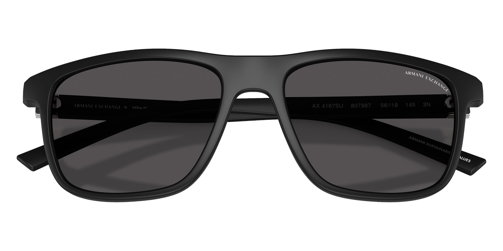 ARMANI EXCHANGE AX4167SU 807887 56 - Matte Black #id:ax4167su807887_s:100100